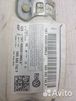 Шторка правая Vw Golf 6 BSE 2012