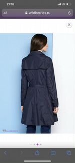 Плащ Trussardi Jeans синий, в идеальном состоянии