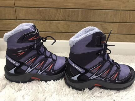 Ботинки зимние на девочку Salomon Xa Pro Clima she