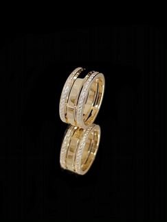 Золотое кольцо с бриллиантами