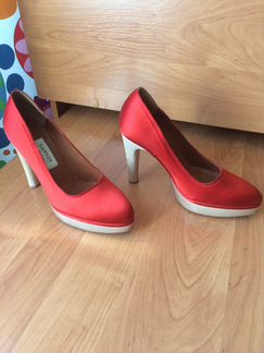 Туфли красные Lanvin оригинал 38 1/2