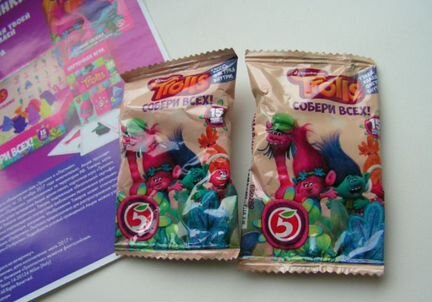 Тролластик в упаковке с картой-игра