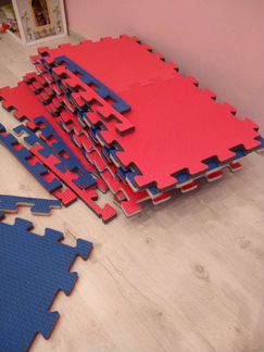 Пазл модульный мягкий пол толщиной 2 см 7 кв.м. 14