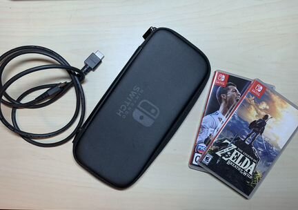 Nintendo switch первая ревизия+2 игры