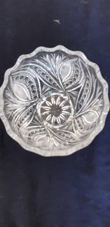 Хрустальные вазы 3 штуки