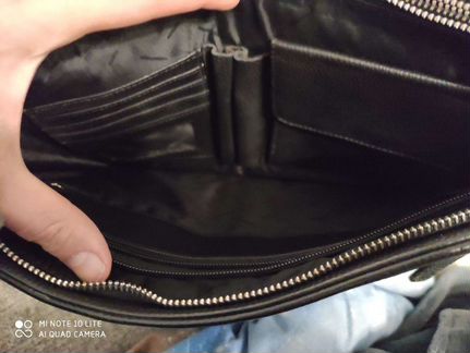 Папка сумка кожаная Redmond