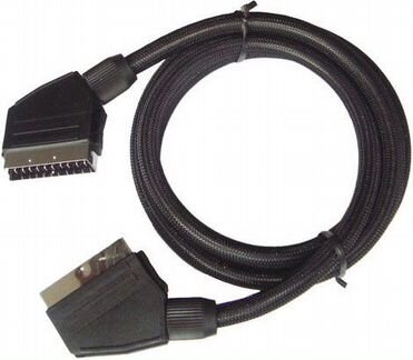 Кабель scart-scart Новый 1 м