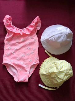 Купальник мазакеа Mothercare 12-18м, 2 панамы