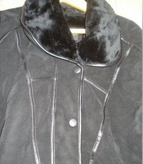 Женская иск дубленка раз50-52клеопатра