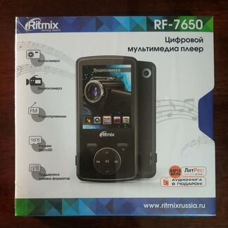 Mp3 плеер новый Ritmix RF-7650