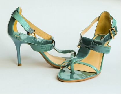 Новые бирюзовые туфли босоножки schulz