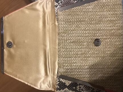 Клатч River Island со вставками под кожу змеи