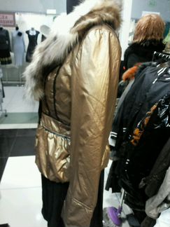 Куртка с натуральным мехом