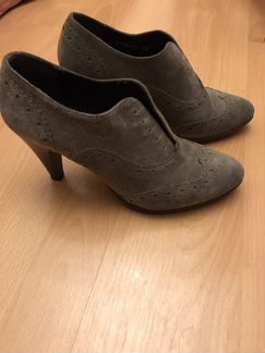 Ботильоны из натуральной замши