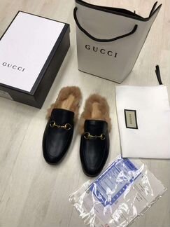 Зимние мюли Gucci