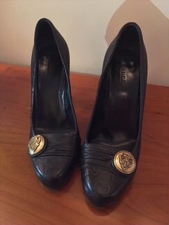 Оригинальные черные туфли Gucci