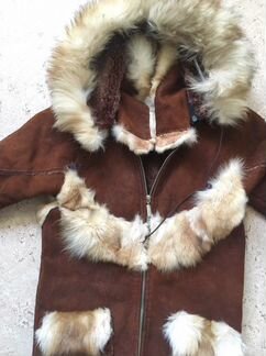 Дубленка на девочку на 5-7 лет