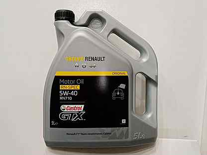 Gtx rn spec. Renault Castrol GTX RN-spec 5w-40 RN 710. Масло 710 5w30.