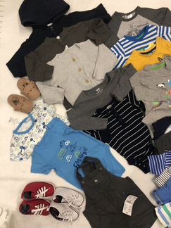 Большой пакет вещей для мальчика 74