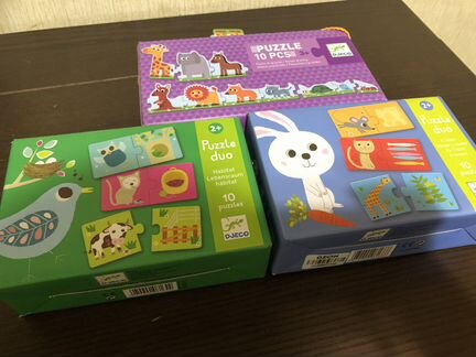 Первые пазлы малыша djeco