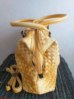 Сумка яркая канареечная