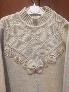 Теплая кофта-туника, р.140