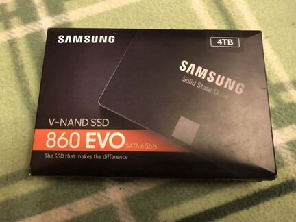 4TB SSD. Samsung 860 EVO MZ-76E4T0