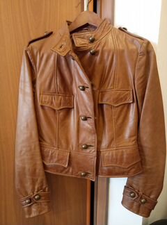 Куртка кожаная. Размер 44. В хорошем состоянии