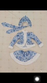 Костюм снегурочки для девочки 110