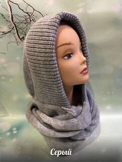 Снуд шапка капюшон новая