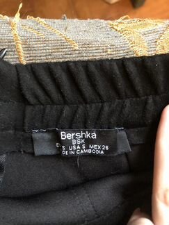 Юбка под замшу bershka