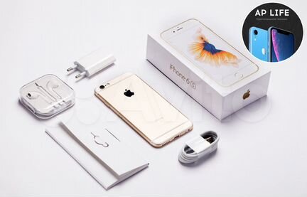 iPhone 6s, 32 гб, золотой, гарантия
