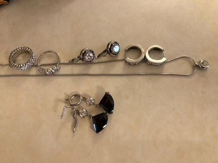 Украшения серьги колье кольцо Swarovski, горный хр