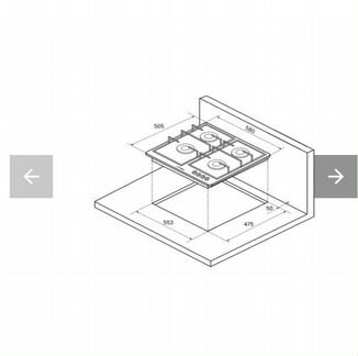 Варочная панель kuppersberg FV6tgrz ANT Silver(газ
