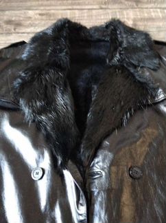 Кожаная куртка на меху