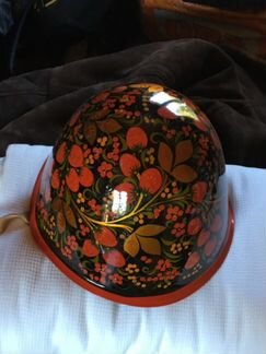 Каска военная.Хохлома