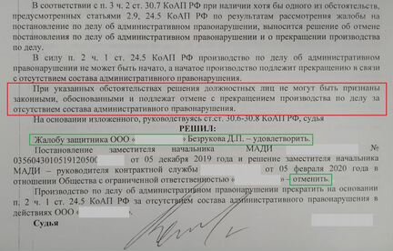 Обжалование штрафа мади для юрлиц