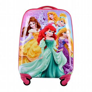 Новый детский пластиковый чемодан Принцессы