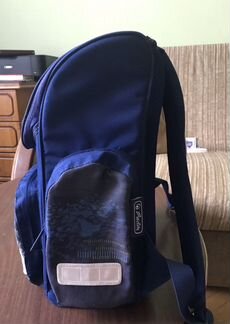 Ранец Herlitz Mini Blue Racer ортопедический