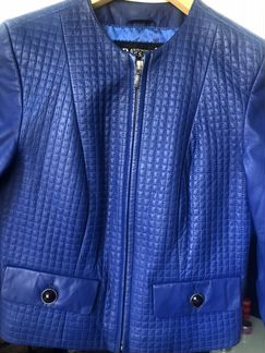 Пиджак кожаный