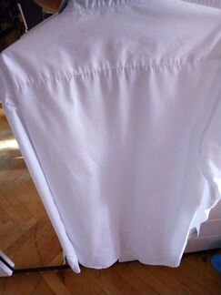 Рубашка белая подростковая новпя 39 170-176