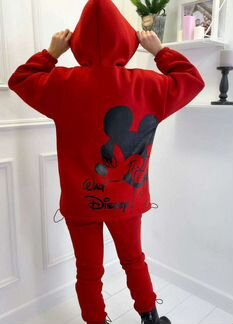 Спортивный утеплённый костюм на флисе Микки
