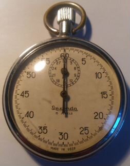 Секундомер Seconda 15 камней сделано в СССР