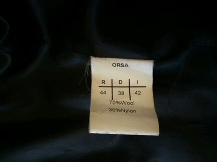 Пальто orsa размер s-m