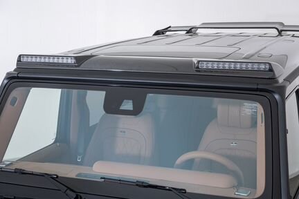 Накладка Brabus с LED фарами, карбон (глянец)