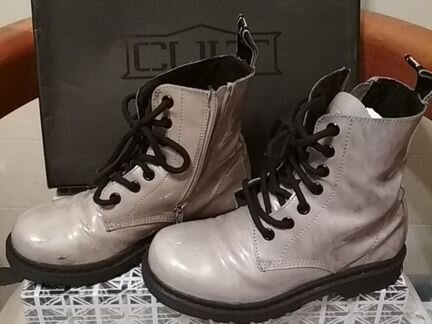 Ботинки из лаковой кожи cult