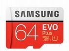 Карта памяти Samsung microsdxc Evo Plus 64GB