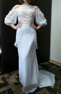 Новое свадебное платье с бирками