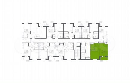 1-к квартира, 38.8 м², 13/13 эт.