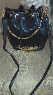Сумка moschino кожа новая